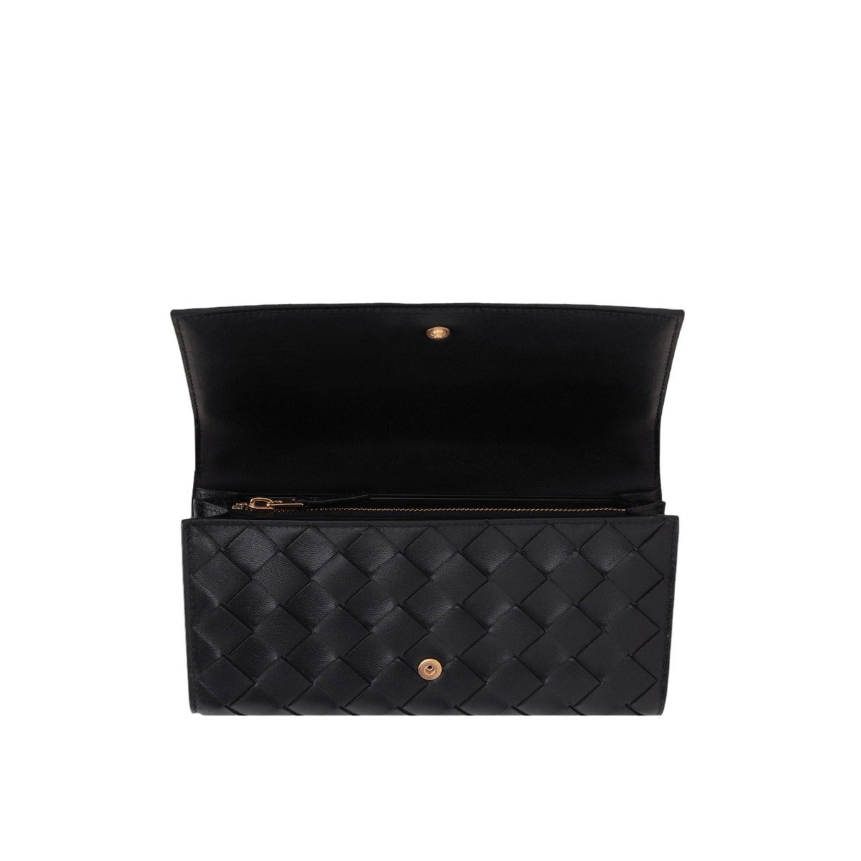 Intrecciato Nappa Continental Wallet-BOTTEGA VENETA-JOHN JULIA