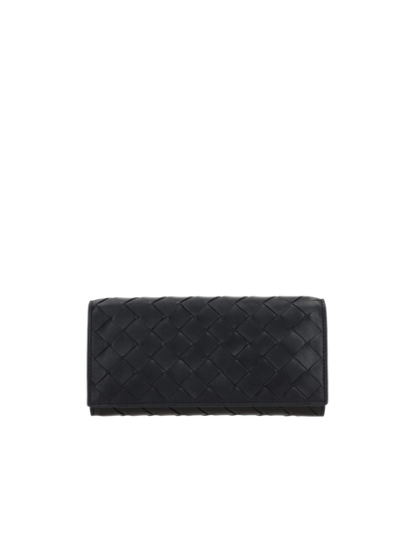 Intrecciato Nappa Continental Wallet-BOTTEGA VENETA-JOHN JULIA