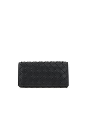 Intrecciato Nappa Continental Wallet-BOTTEGA VENETA-JOHN JULIA