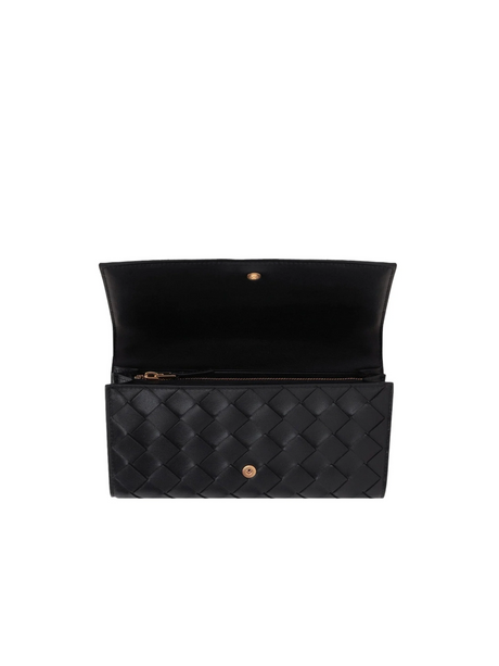 Intrecciato Nappa Continental Wallet-BOTTEGA VENETA-JOHN JULIA