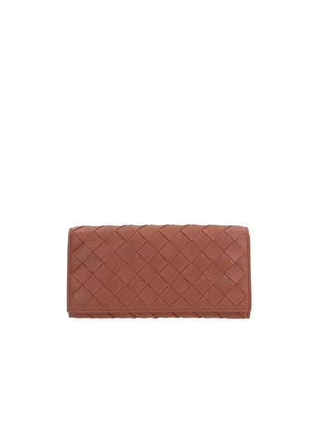 Intrecciato Nappa Continental Wallet-BOTTEGA VENETA-JOHN JULIA