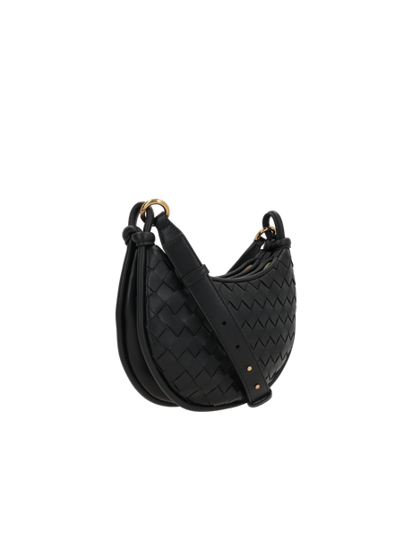 Intrecciato Nappa Gemelli Shoulder Bag-BOTTEGA VENETA-JOHN JULIA