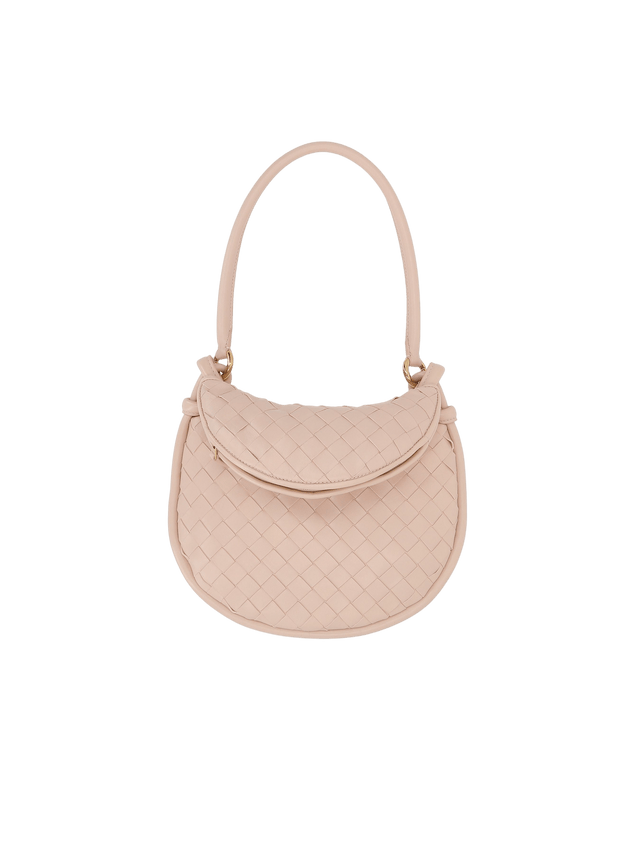 Intrecciato Nappa Gemelli Small Hobo Bag-BOTTEGA VENETA-JOHN JULIA