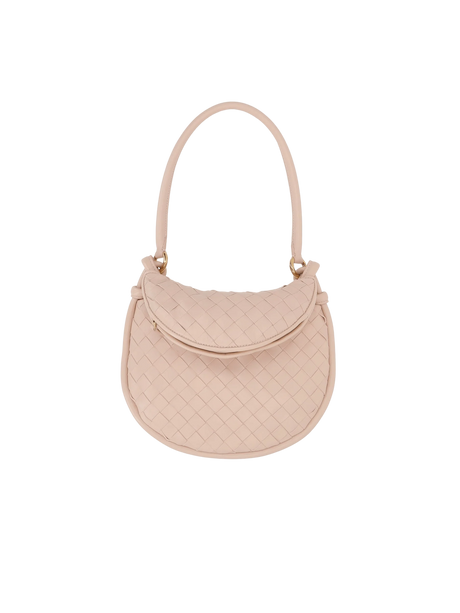 Intrecciato Nappa Gemelli Small Hobo Bag-BOTTEGA VENETA-JOHN JULIA