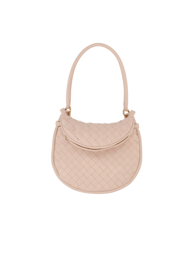 Intrecciato Nappa Gemelli Small Hobo Bag-BOTTEGA VENETA-JOHN JULIA