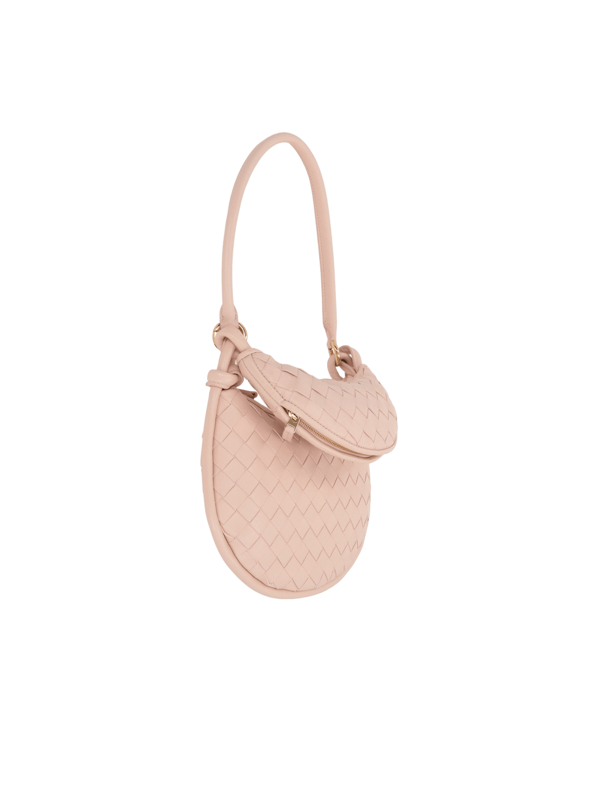 Intrecciato Nappa Gemelli Small Hobo Bag-BOTTEGA VENETA-JOHN JULIA