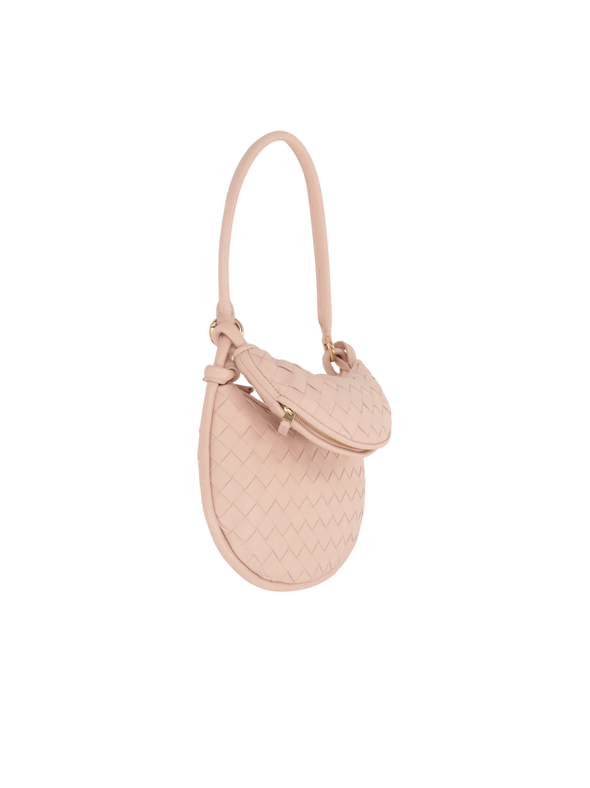 Intrecciato Nappa Gemelli Small Hobo Bag-BOTTEGA VENETA-JOHN JULIA