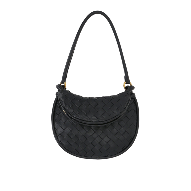 Intrecciato Nappa Gemelli Small Hobo Bag-BOTTEGA VENETA-JOHN JULIA