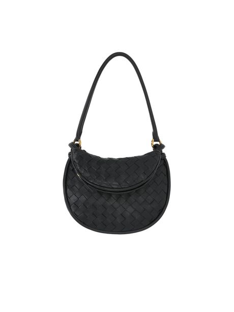 Intrecciato Nappa Gemelli Small Hobo Bag-BOTTEGA VENETA-JOHN JULIA