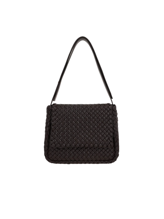 Intrecciato Nappa Padded Cobble Shoulder Bag-BOTTEGA VENETA-JOHN JULIA