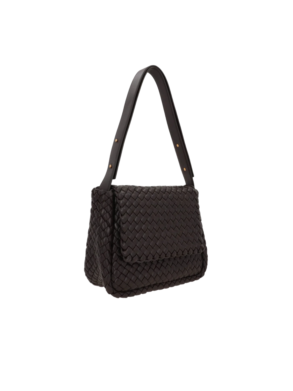 Intrecciato Nappa Padded Cobble Shoulder Bag-BOTTEGA VENETA-JOHN JULIA