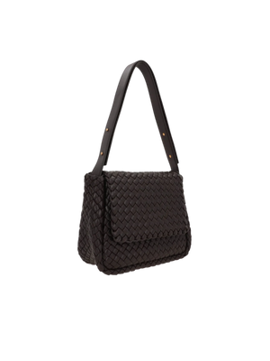 Intrecciato Nappa Padded Cobble Shoulder Bag-BOTTEGA VENETA-JOHN JULIA