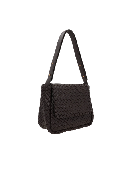 Intrecciato Nappa Padded Cobble Shoulder Bag-BOTTEGA VENETA-JOHN JULIA