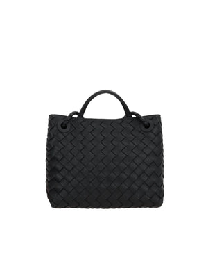 BOTTEGA VENETA-Intrecciato Nappa Small Andiamo Handbag-JOHN JULIA