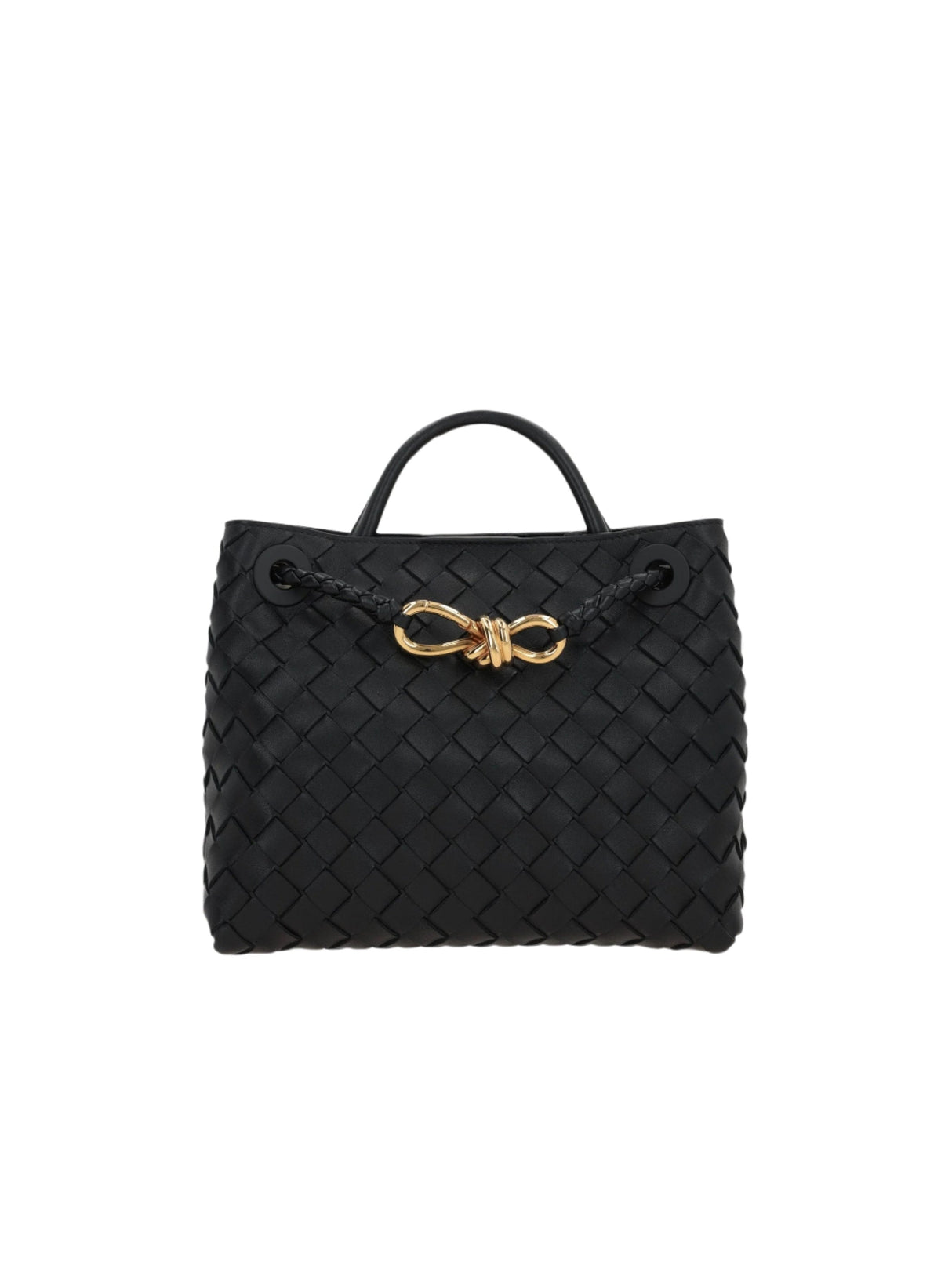 BOTTEGA VENETA-Intrecciato Nappa Small Andiamo Handbag-JOHN JULIA