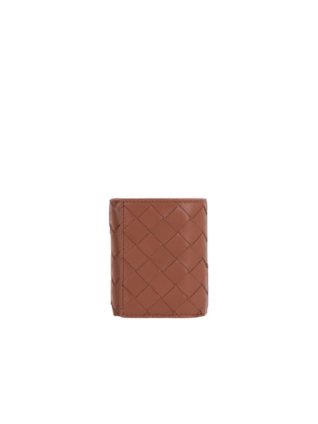 Intrecciato Nappa Tri-Fold Wallet-BOTTEGA VENETA-JOHN JULIA