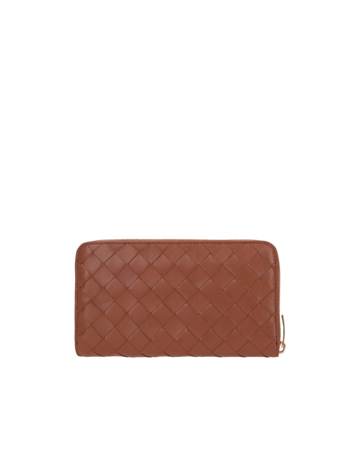 Intrecciato Nappa Zip-Around Wallet-BOTTEGA VENETA-JOHN JULIA