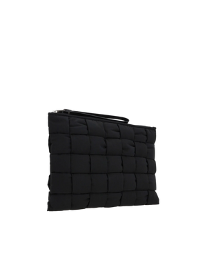 Intrecciato Padded Tech Cassette Nylon Clutch-BOTTEGA VENETA-JOHN JULIA