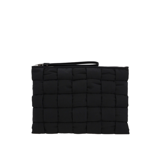 Intrecciato Padded Tech Cassette Nylon Clutch-BOTTEGA VENETA-JOHN JULIA