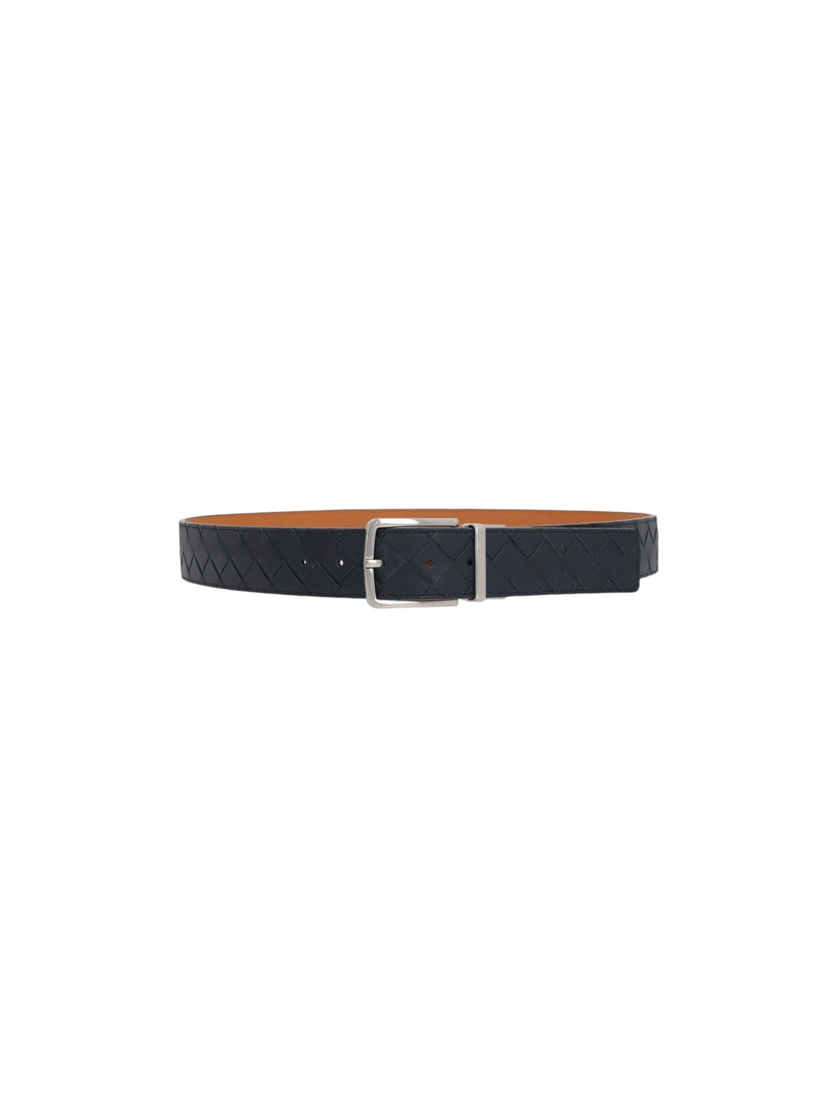 Intrecciato Smooth Leather Reversible Belt-BOTTEGA VENETA-JOHN JULIA