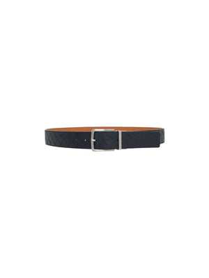 Intrecciato Smooth Leather Reversible Belt-BOTTEGA VENETA-JOHN JULIA