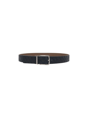 Intrecciato VN Reversible Leather Belt-BOTTEGA VENETA-JOHN JULIA