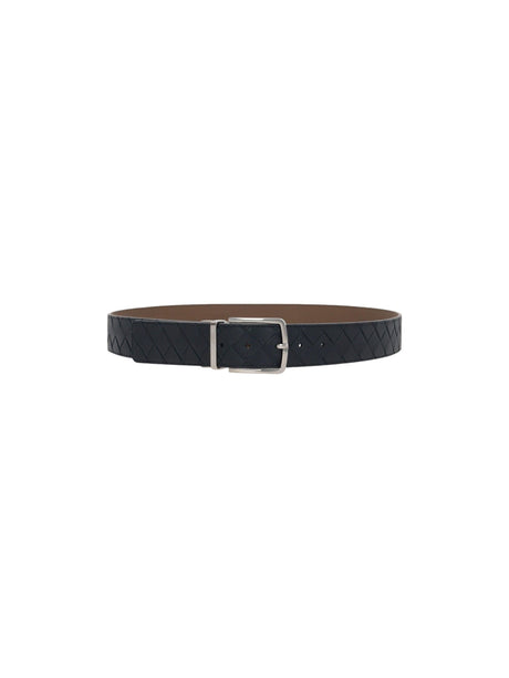 Intrecciato VN Reversible Leather Belt-BOTTEGA VENETA-JOHN JULIA