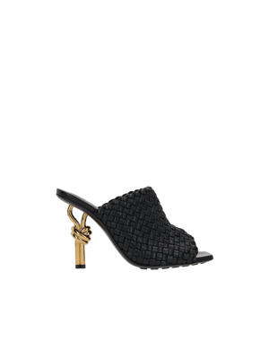 BOTTEGA VENETA-Knot Mule Sandals in Intrecciato Nappa-JOHN JULIA