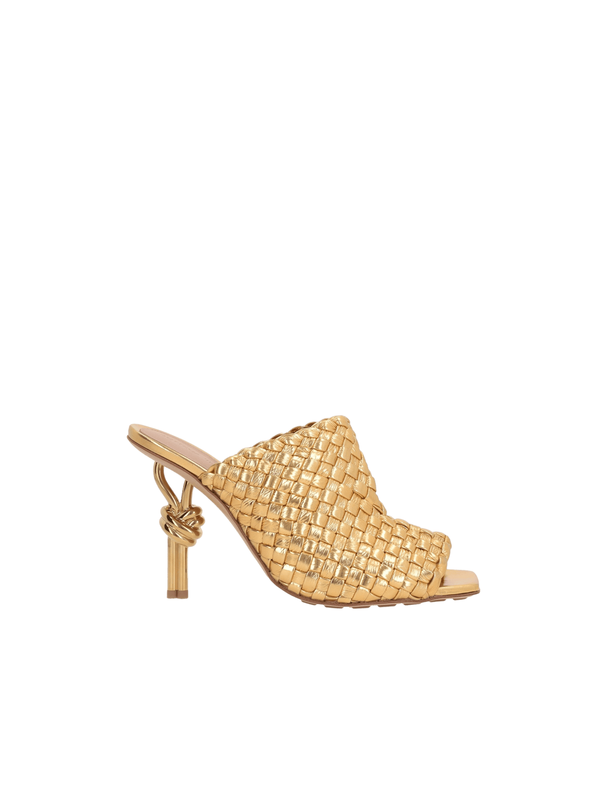 Knot Mule Sandals in Intrecciato VN-BOTTEGA VENETA-JOHN JULIA