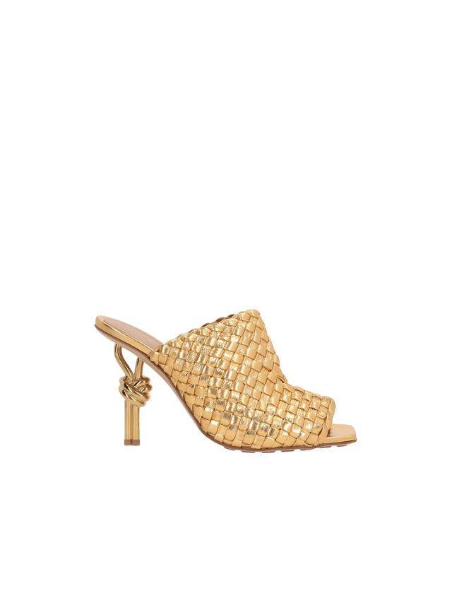 Knot Mule Sandals in Intrecciato VN-BOTTEGA VENETA-JOHN JULIA