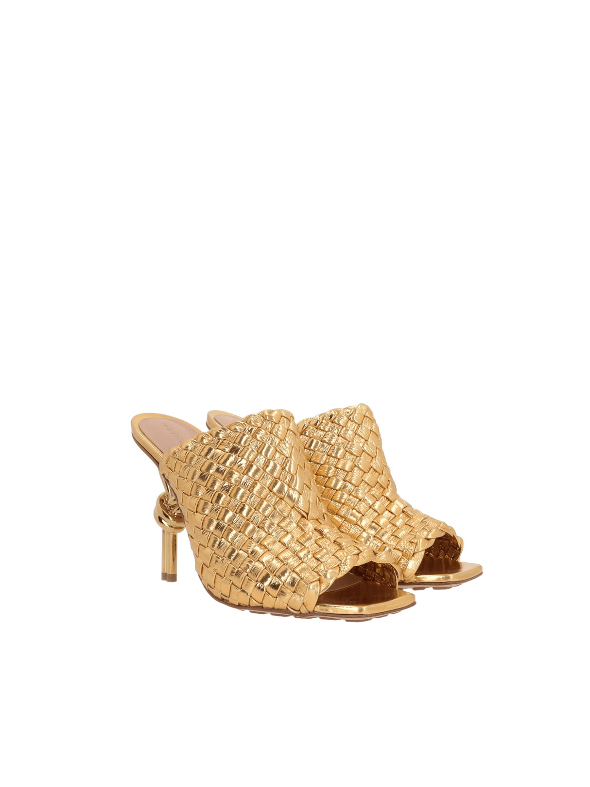 Knot Mule Sandals in Intrecciato VN-BOTTEGA VENETA-JOHN JULIA