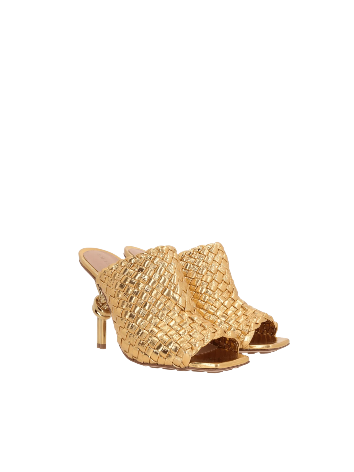 Knot Mule Sandals in Intrecciato VN-BOTTEGA VENETA-JOHN JULIA