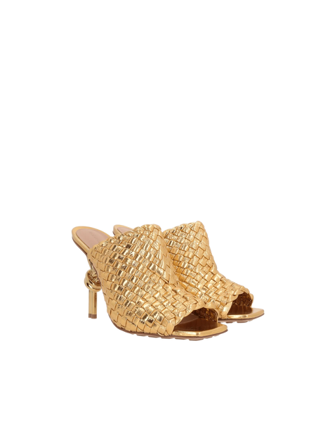 Knot Mule Sandals in Intrecciato VN-BOTTEGA VENETA-JOHN JULIA