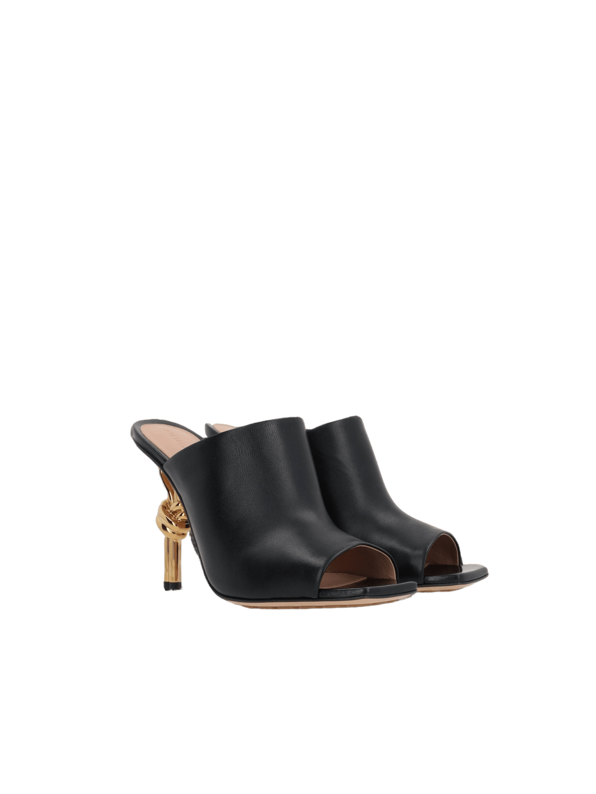 Knot Nappa Mule Sandals-BOTTEGA VENETA-JOHN JULIA