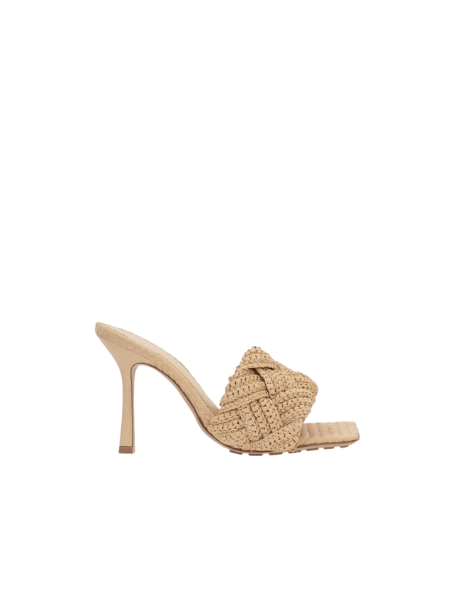 Lido Raffia Sandals-BOTTEGA VENETA-JOHN JULIA