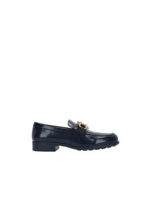 Monsieur Shiny Leather Loafers-BOTTEGA VENETA-JOHN JULIA