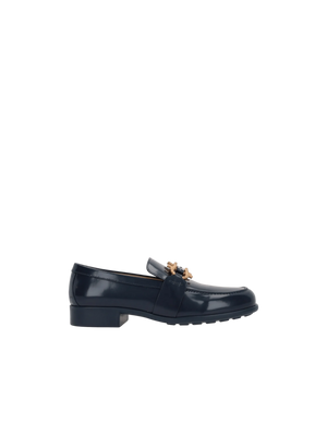 Monsieur Shiny Leather Loafers-BOTTEGA VENETA-JOHN JULIA