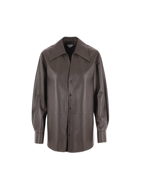 Nappa Oversized Overshirt-BOTTEGA VENETA-JOHN JULIA