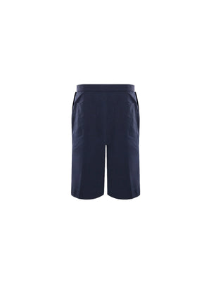 Oversized Cotton Short Pants-BOTTEGA VENETA-JOHN JULIA