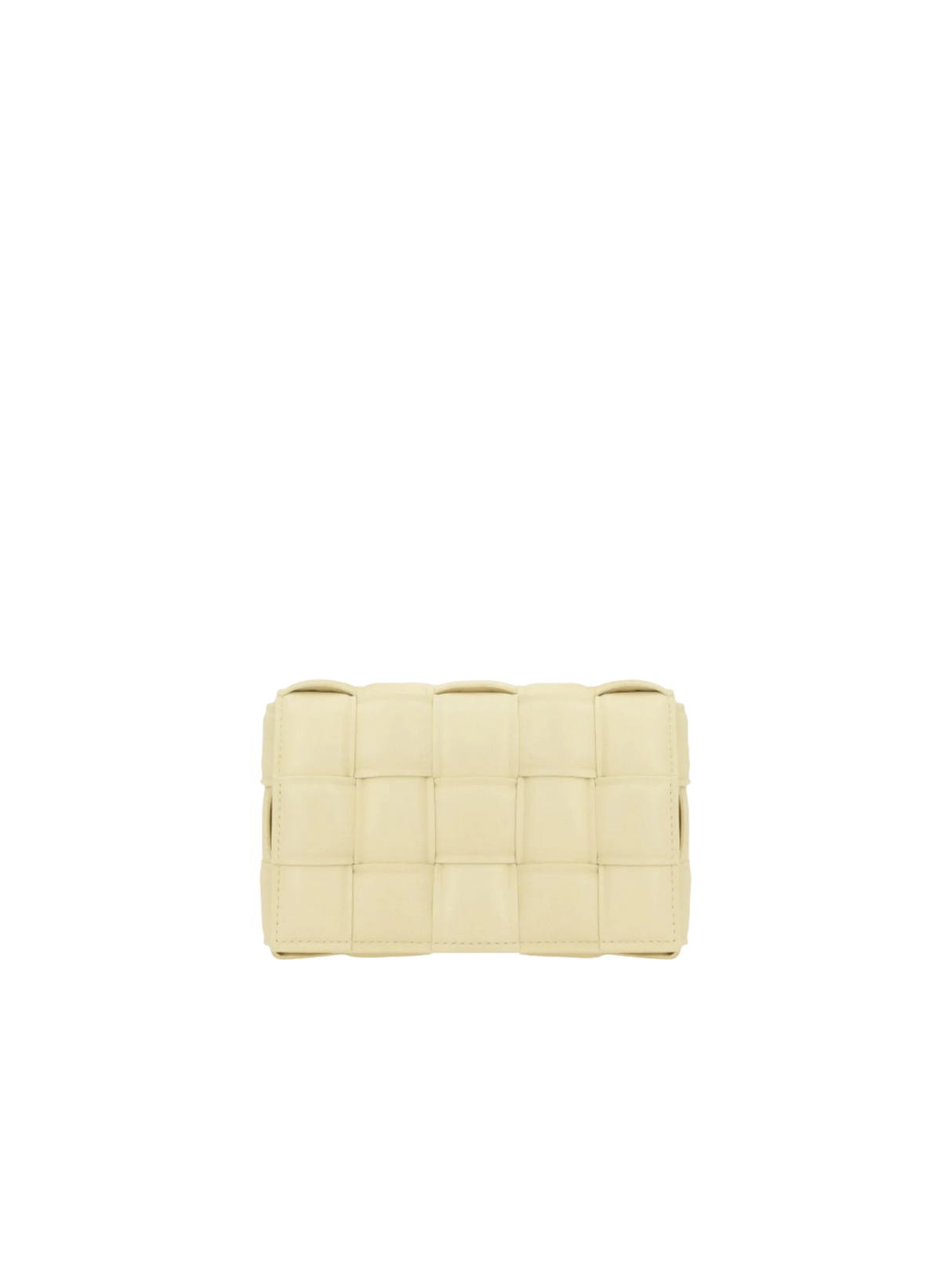 BOTTEGA VENETA-Padded Intrecciato Nappa Cassette Mini Shoulder Bag-JOHN JULIA