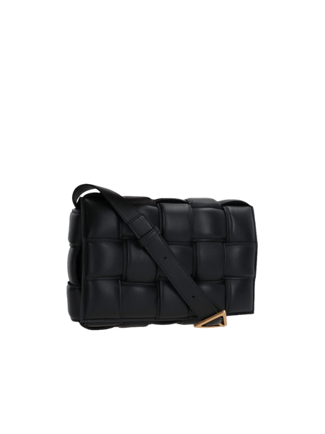 Padded Intrecciato Nappa Cassette Shoulder Bag-BOTTEGA VENETA-JOHN JULIA