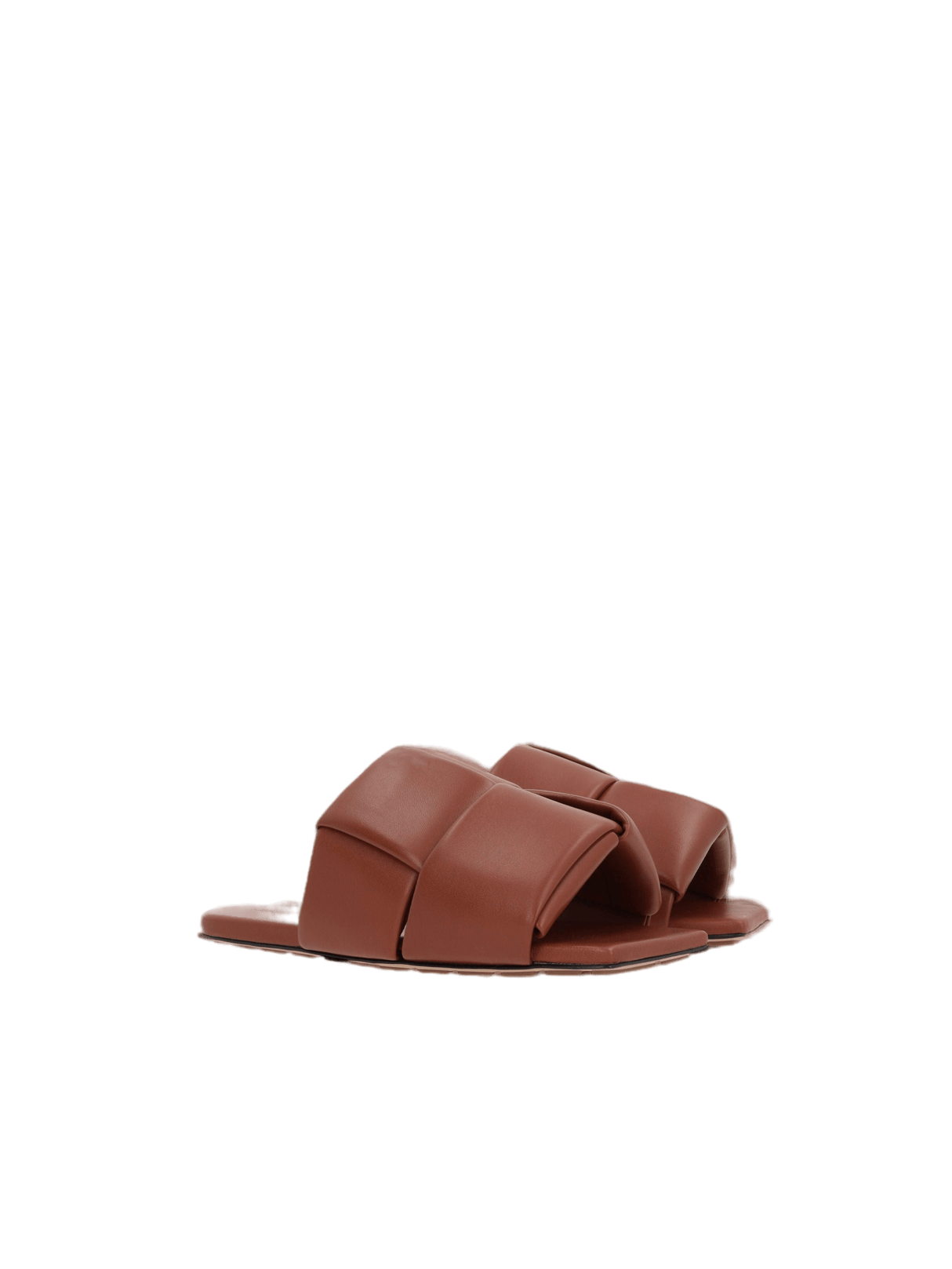 Patch Slide Sandals in Padded Maxi Intrecciato Nappa-BOTTEGA VENETA-JOHN JULIA