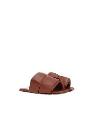 Patch Slide Sandals in Padded Maxi Intrecciato Nappa-BOTTEGA VENETA-JOHN JULIA