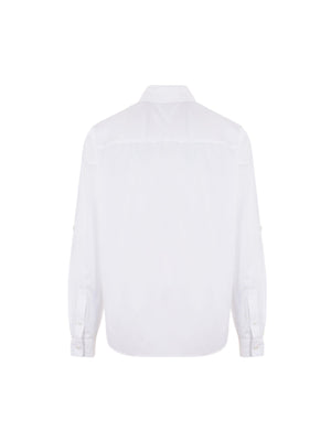 BOTTEGA VENETA-Poplin Loose-fit Shirt-JOHN JULIA