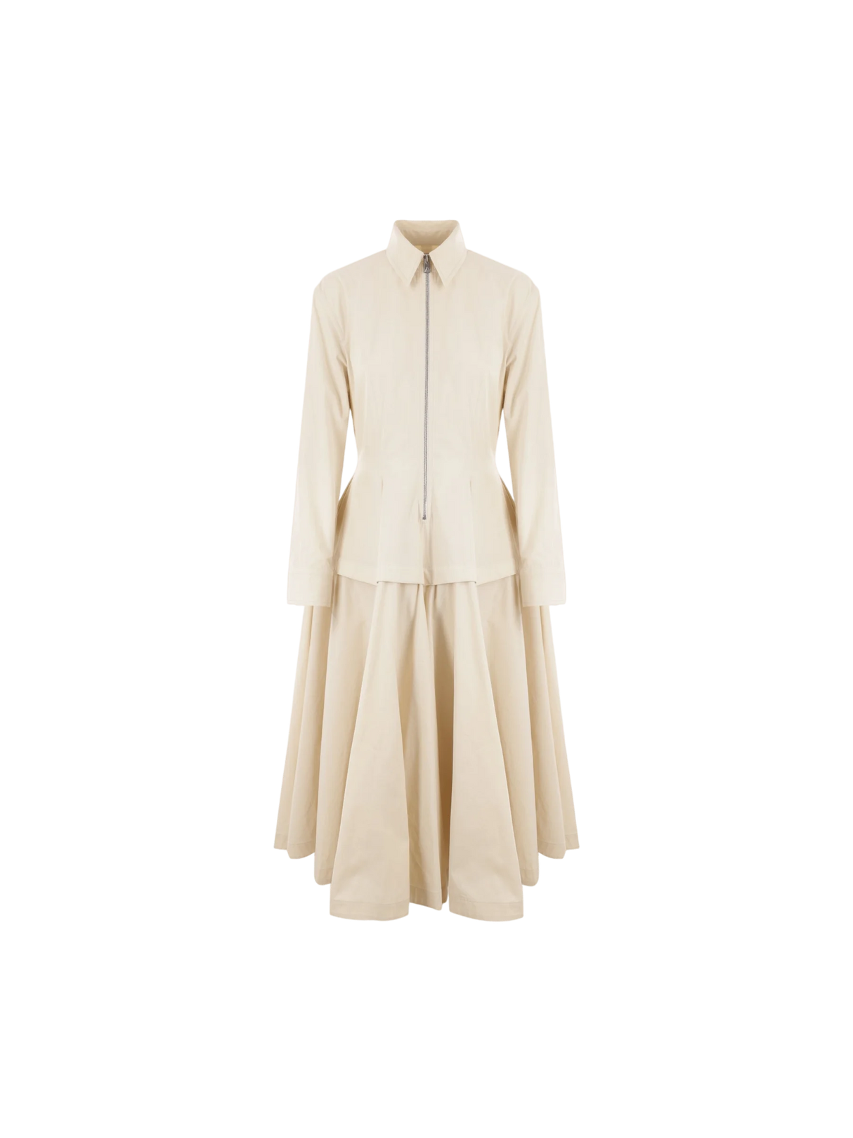 Poplin Shirt Dress-BOTTEGA VENETA-JOHN JULIA