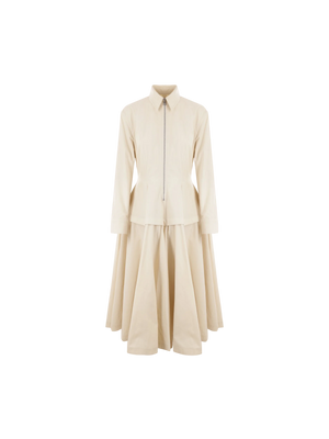 Poplin Shirt Dress-BOTTEGA VENETA-JOHN JULIA