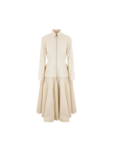 Poplin Shirt Dress-BOTTEGA VENETA-JOHN JULIA