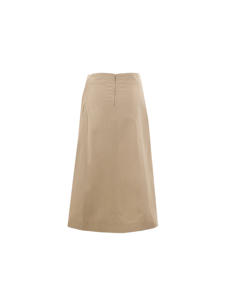 Poplin Skirt-BOTTEGA VENETA-JOHN JULIA