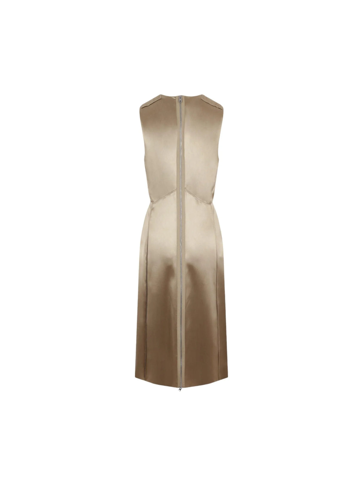 Satin Midi Dress-BOTTEGA VENETA-JOHN JULIA