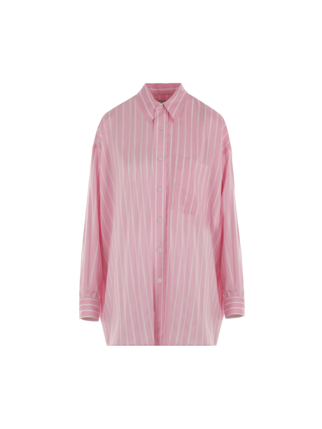 Silk Loose-fit Shirt-BOTTEGA VENETA-JOHN JULIA